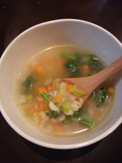 ダイエットにも☆押し麦の野菜スープ-レシピのメイン写真