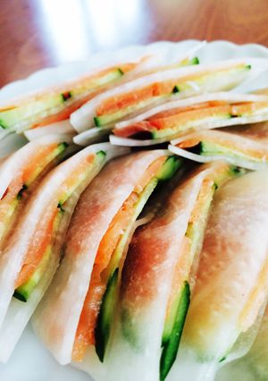 スモークサーモンの大根サンド-レシピのメイン写真