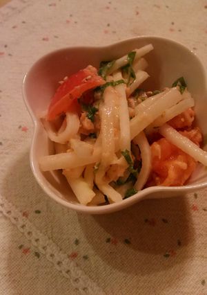 大根とトマトのさっぱりサラダ-レシピのメイン写真