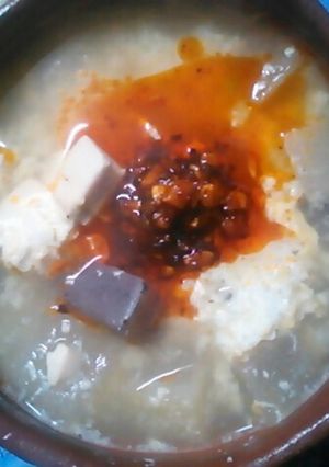 ピリ辛食べラーで中華風スープ-レシピのメイン写真