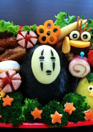 カオナシ キャラ弁♡ジブリの世界-レシピのメイン写真