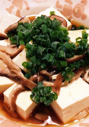 3分で♡椎茸と柚子胡椒香る♫さっぱり温奴-レシピのメイン写真