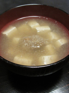 木綿豆腐と蓮根団子のお吸い物-レシピのメイン写真