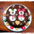ミッキー ミニー クリスマスケーキ