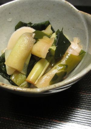 ずいきとわかめの酢の物-レシピのメイン写真