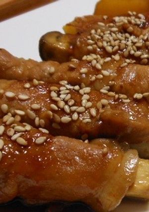 肉巻き長芋の甘辛煮-レシピのメイン写真