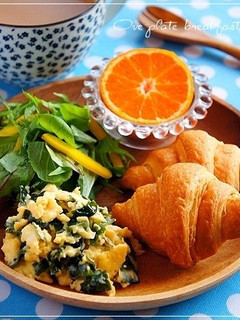 朝食♡ワカメとチーズのスクランブルエッグ-レシピのメイン写真