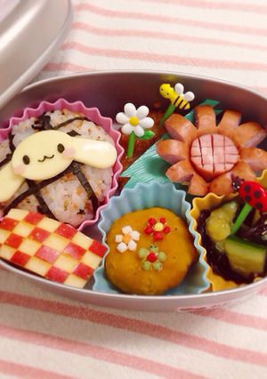 抜き型で簡単♪ペタッとシナモロール弁当-レシピのメイン写真