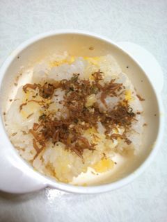 目玉焼きちりめん山椒ご飯-レシピのメイン写真