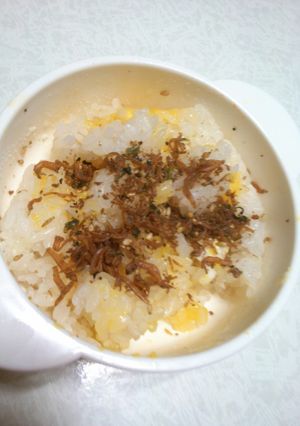 目玉焼きちりめん山椒ご飯-レシピのメイン写真