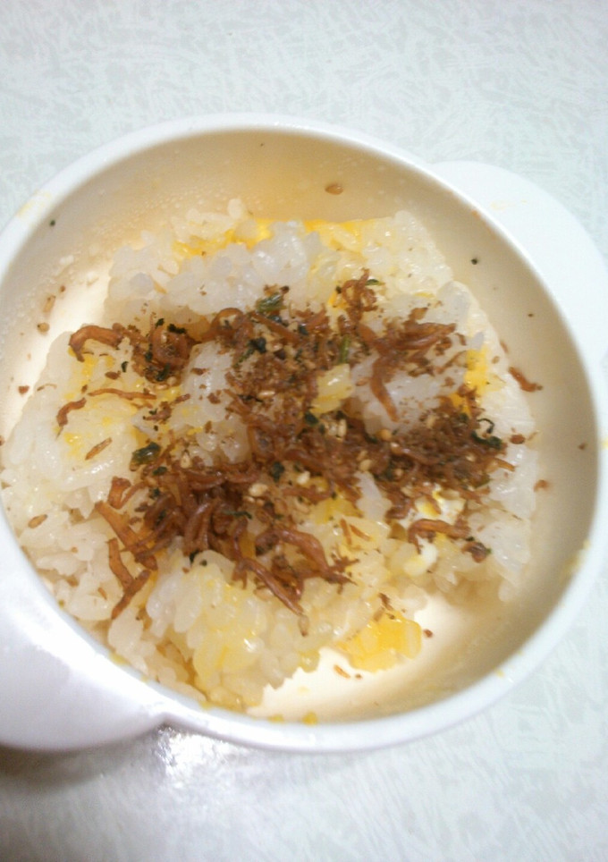 目玉焼きちりめん山椒ご飯-レシピのメイン写真