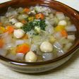 根菜とひよこ豆のあっさり和風スープ