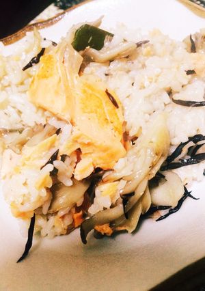 塩鮭と舞茸の炊き込みご飯-レシピのメイン写真