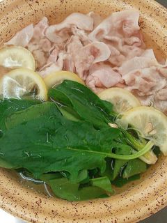 塩レモンの豚しゃぶ鍋-レシピのメイン写真