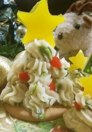 簡単マッシュポテトのクリスマスツリー-レシピのメイン写真