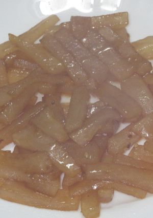 大根と焼肉のたれだけでカンタンきんぴら♪-レシピのメイン写真
