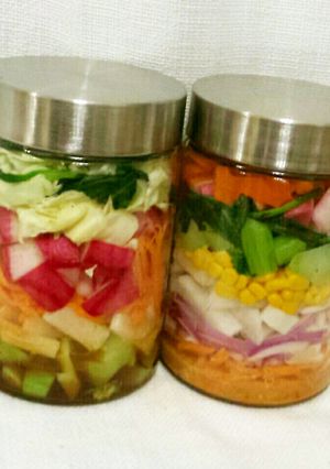 メイソンジャーサラダ♪Mason jar-レシピのメイン写真