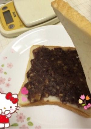 あんこ…サンドイッチ〜(o˘◡˘o)♡-レシピのメイン写真
