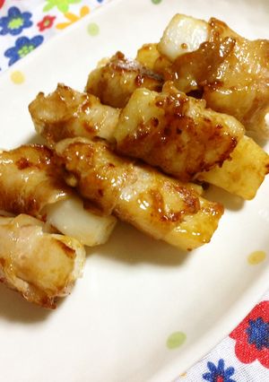 豚バラ巻き＊長芋バージョン-レシピのメイン写真