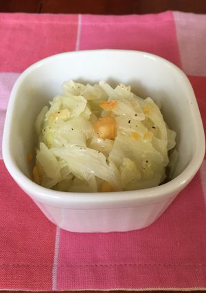 簡単！茹でキャベツの塩レモンサラダ！-レシピのメイン写真