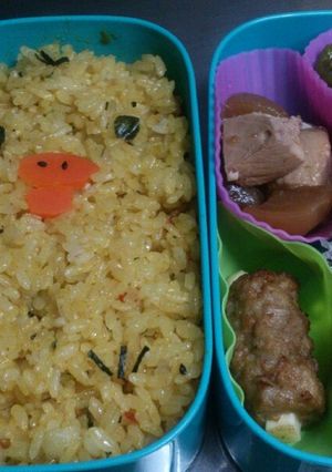 簡単キャラ弁♪キイロイトリ☆-レシピのメイン写真