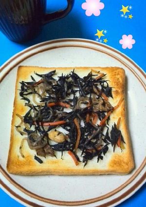 鉄分ｶﾙｼｳﾑ❤ひじきトースト朝食などに-レシピのメイン写真