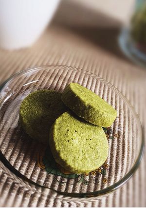 ソリっとホロっと♪大人味の抹茶クッキー-レシピのメイン写真