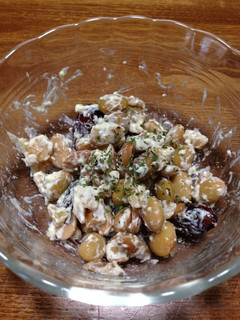 潰し茹で豆のサラダ-レシピのメイン写真