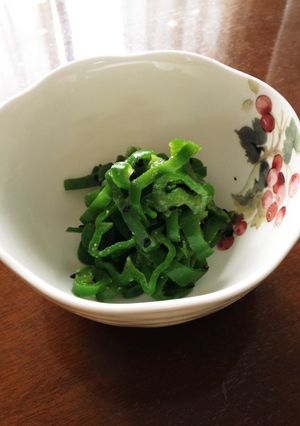 簡単！ピーマンの蜂蜜味噌和え-レシピのメイン写真