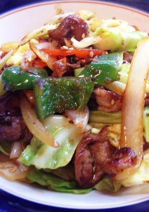 うちの野菜炒めはピリッと甘辛韓国風^_^-レシピのメイン写真