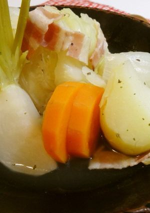 ふたつの味の野菜ごろごろポトフ-レシピのメイン写真