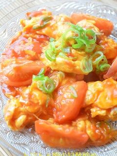 トマトと卵の甘酢炒め-レシピのメイン写真