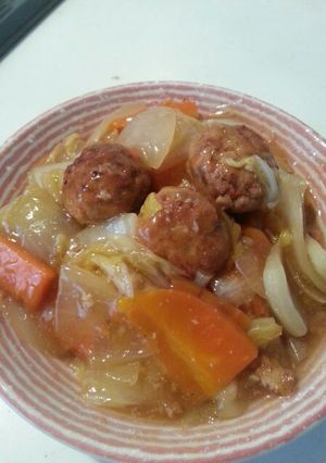 おから団子の中華あんかけ-レシピのメイン写真