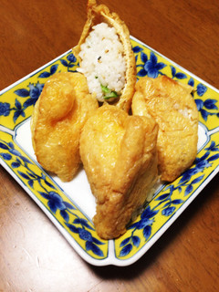 お弁当、朝ごはんにも♪ ポン稲荷-レシピのメイン写真