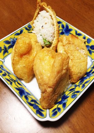 お弁当、朝ごはんにも♪ ポン稲荷-レシピのメイン写真
