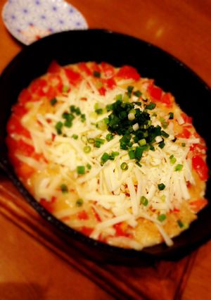 チーズたっぷり☆トマトのチキンラーメン-レシピのメイン写真