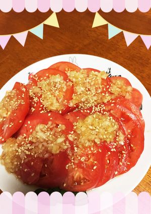 超簡単！我が家流☆中華ドレッシングトマト-レシピのメイン写真