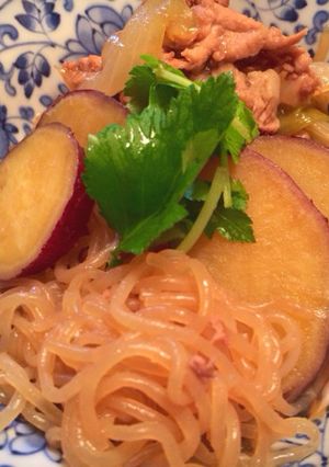 ❃ホクホクさつまいもの 肉じゃが風〜❃-レシピのメイン写真