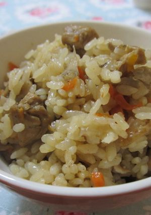 絶品♪鶏ごぼうの炊き込みご飯-レシピのメイン写真