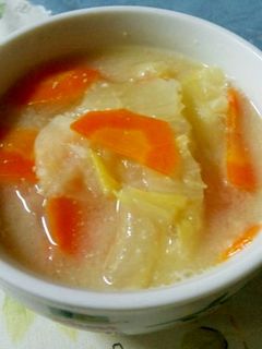 豆乳味噌汁-レシピのメイン写真