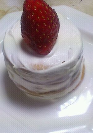 ビスケットでケーキ-レシピのメイン写真