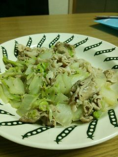 白菜と豚肉の塩ポン酢炒め-レシピのメイン写真