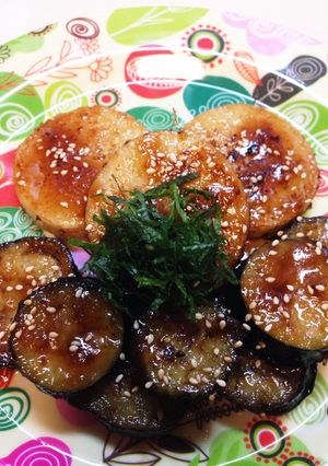♪茄子と長いもの♡タレが旨い照り焼き♪-レシピのメイン写真