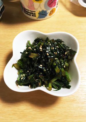 母直伝☆わさび菜と大根葉で♪プラス一品!-レシピのメイン写真