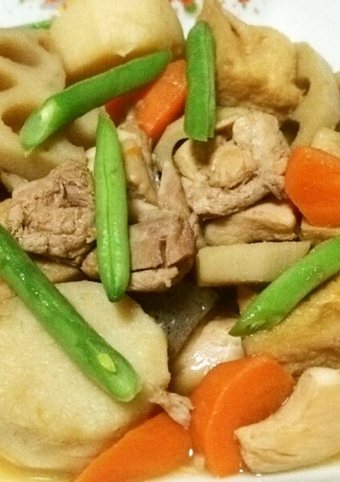 厚揚げと鶏肉の五目煮-レシピのメイン写真