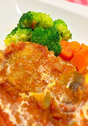 クリスマスに！チキンのトマト煮込み-レシピのメイン写真