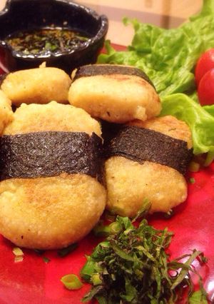 もっちり海苔巻き豆腐のごましそダレ-レシピのメイン写真