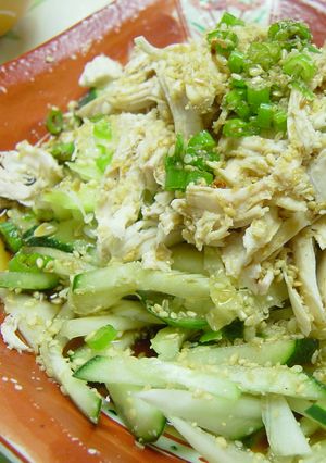 我が家の中華風酢の物☆胡瓜＆鶏肉-レシピのメイン写真