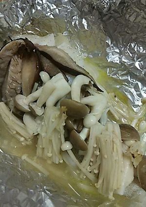 トースターでタラとキノコのホイル焼き-レシピのメイン写真