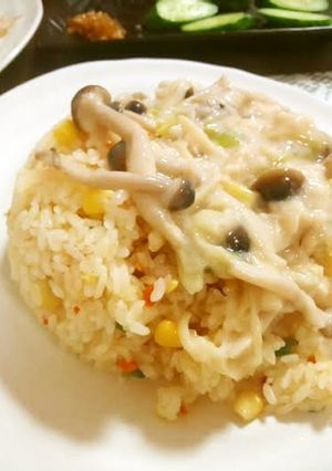和風きのこクリームのせピラ-レシピのメイン写真